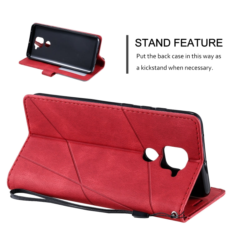 For Xiaomi Redmi Note 9 Skin Feel Splicing Horizontal Flip Leather Case with Holder & Card Slots & Wallet & Photo Frame