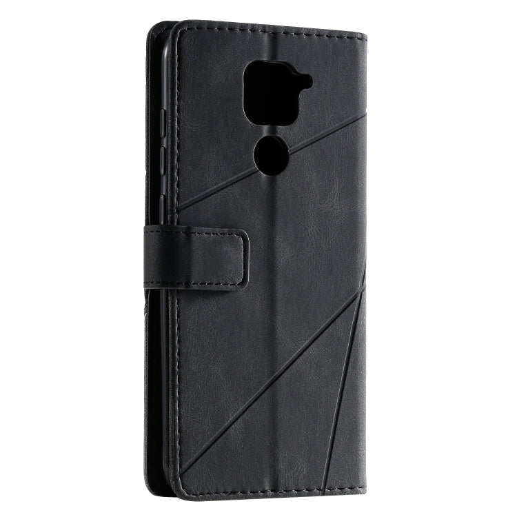 For Xiaomi Redmi Note 9 Skin Feel Splicing Horizontal Flip Leather Case with Holder & Card Slots & Wallet & Photo Frame