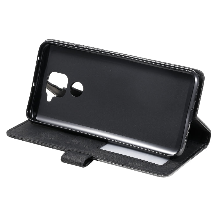 For Xiaomi Redmi Note 9 Skin Feel Splicing Horizontal Flip Leather Case with Holder & Card Slots & Wallet & Photo Frame