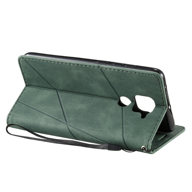 For Xiaomi Redmi Note 9 Skin Feel Splicing Horizontal Flip Leather Case with Holder & Card Slots & Wallet & Photo Frame