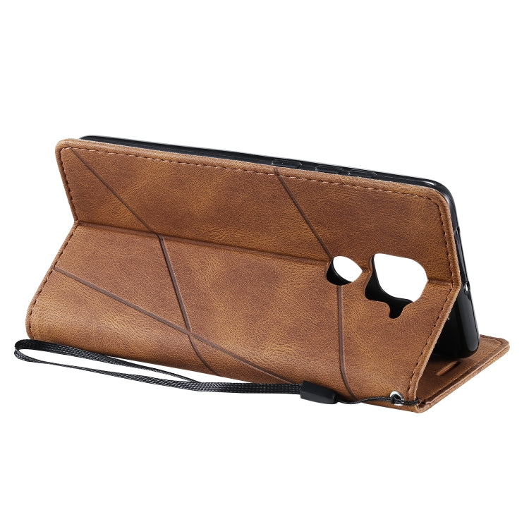 For Xiaomi Redmi Note 9 Skin Feel Splicing Horizontal Flip Leather Case with Holder & Card Slots & Wallet & Photo Frame