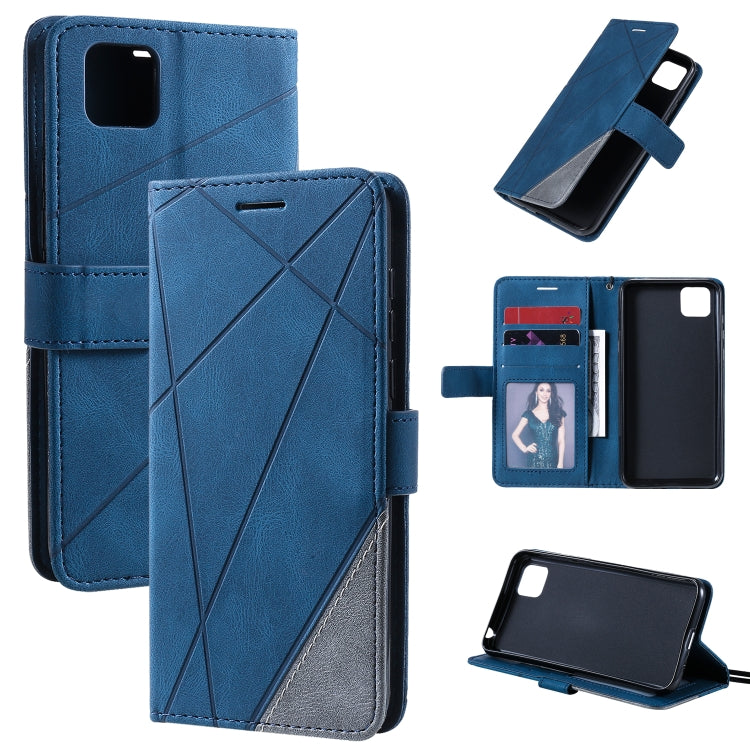 For Huawei Y5p / Honor 9s Skin Feel Splicing Horizontal Flip Leather Case with Holder & Card Slots & Wallet & Photo Frame