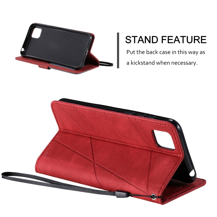 For Huawei Y5p / Honor 9s Skin Feel Splicing Horizontal Flip Leather Case with Holder & Card Slots & Wallet & Photo Frame