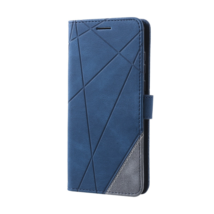 For Huawei Honor 9A Skin Feel Splicing Horizontal Flip Leather Case with Holder & Card Slots & Wallet & Photo Frame