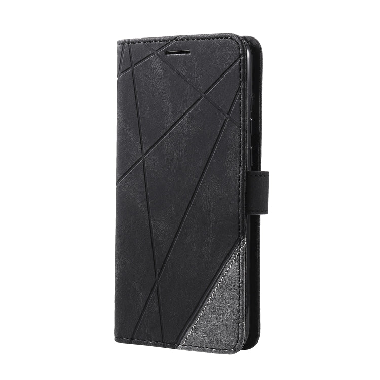 For Huawei Honor 9A Skin Feel Splicing Horizontal Flip Leather Case with Holder & Card Slots & Wallet & Photo Frame