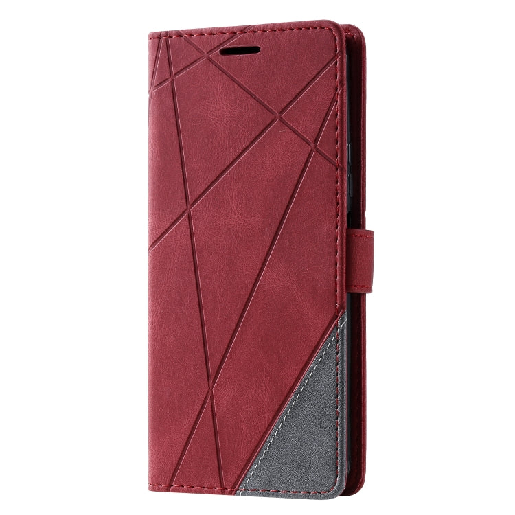 For Huawei nova 7 SE Skin Feel Splicing Horizontal Flip Leather Case with Holder & Card Slots & Wallet & Photo Frame