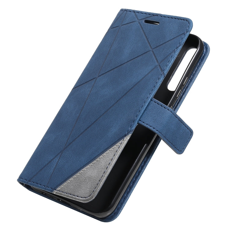 For Huawei P40 Lite E / Y7p / Honor 9C Skin Feel Splicing Horizontal Flip Leather Case with Holder & Card Slots & Wallet & Photo Frame