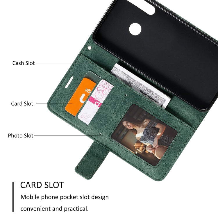 For Huawei P40 Lite E / Y7p / Honor 9C Skin Feel Splicing Horizontal Flip Leather Case with Holder & Card Slots & Wallet & Photo Frame