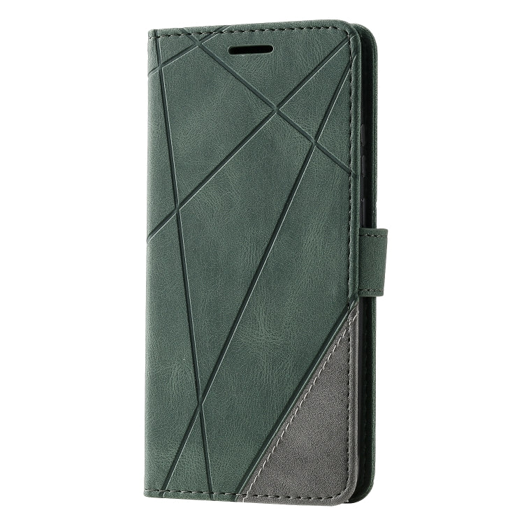 For Huawei P smart 2020 Skin Feel Splicing Horizontal Flip Leather Case with Holder & Card Slots & Wallet & Photo Frame