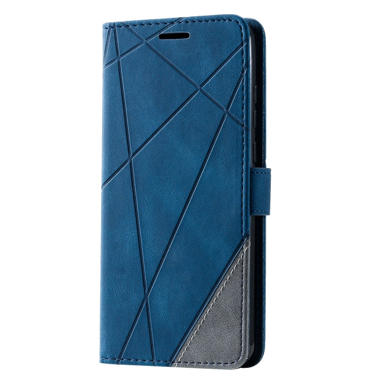 For Huawei Y6p Skin Feel Splicing Horizontal Flip Leather Case with Holder & Card Slots & Wallet & Photo Frame