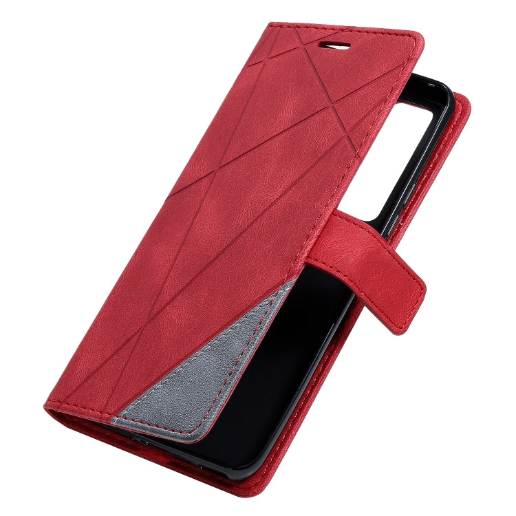 For Huawei nova 7 Pro 5G Skin Feel Splicing Horizontal Flip Leather Case with Holder & Card Slots & Wallet & Photo Frame