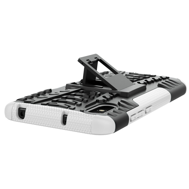 For Xiaomi Redmi 9A Tire Texture Shockproof TPU+PC Protective Case with Holder