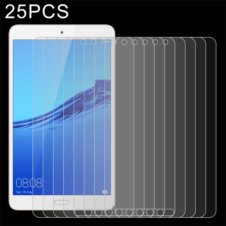 For Huawei Tablet C5 8.0 25 PCS 9H HD Explosion-proof Tempered Glass Film