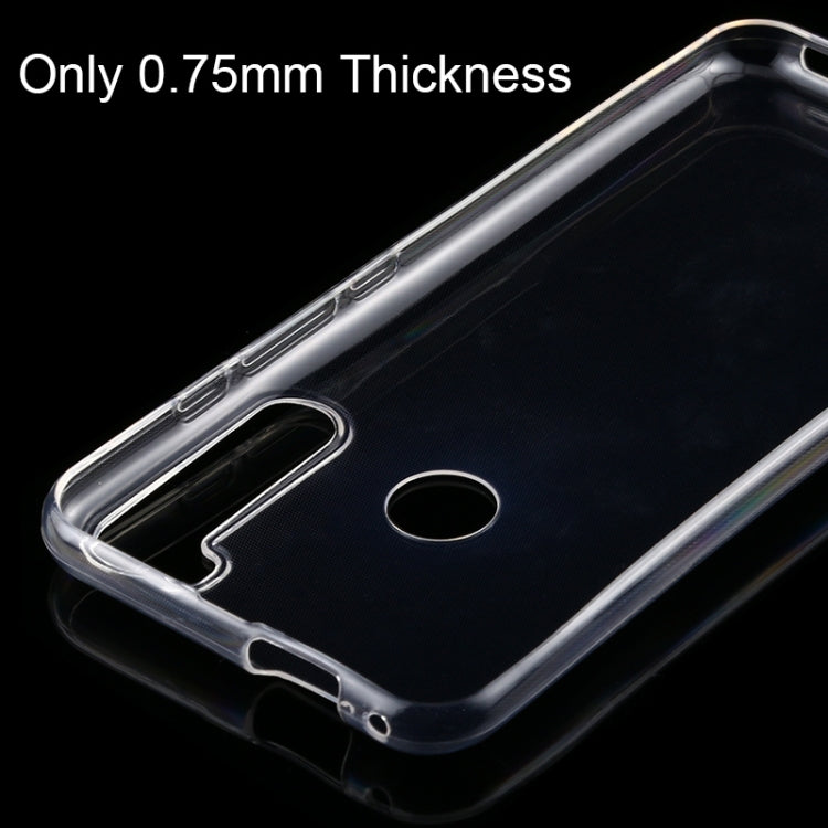 For Motorola One Fusion+ 0.75mm Ultra-thin Transparent TPU Soft Protective Case