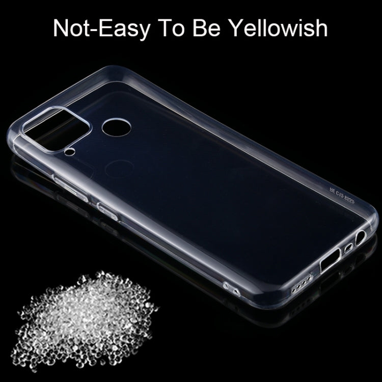 For OPPO Realme C15 0.75mm Ultra-thin Transparent TPU Soft Protective Case