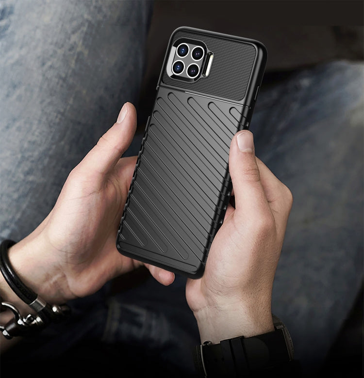 For Motorola Moto G 5G Plus Thunderbolt Shockproof TPU Protective Soft Case(Black)