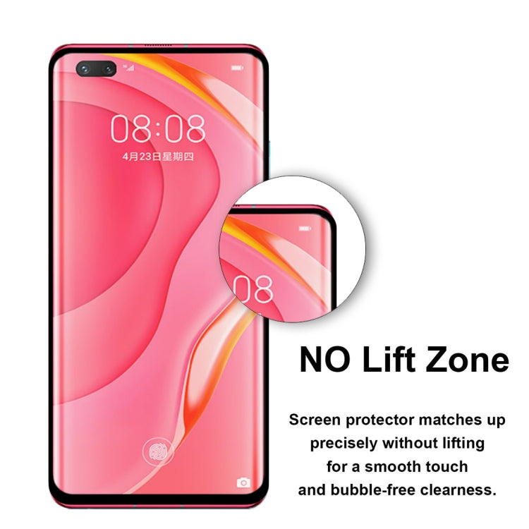 For Huawei Nova 7 Pro 3D Curved Silk-screen PET Full Coverage Protective Film(Black)