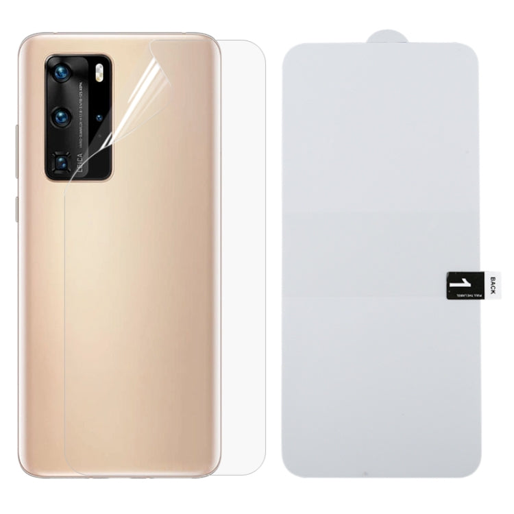 For Huawei P40 Pro Full Screen Protector Explosion-proof Hydrogel Back Film