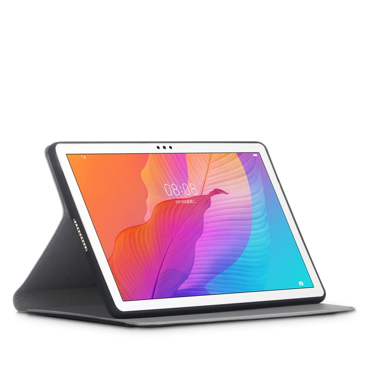 For Huawei Enjoy Tablet 2 10.1 inch / Honor Pad 6 10.1 inch Marble Cloth Texture Horizontal Flip Leather Case with Holder