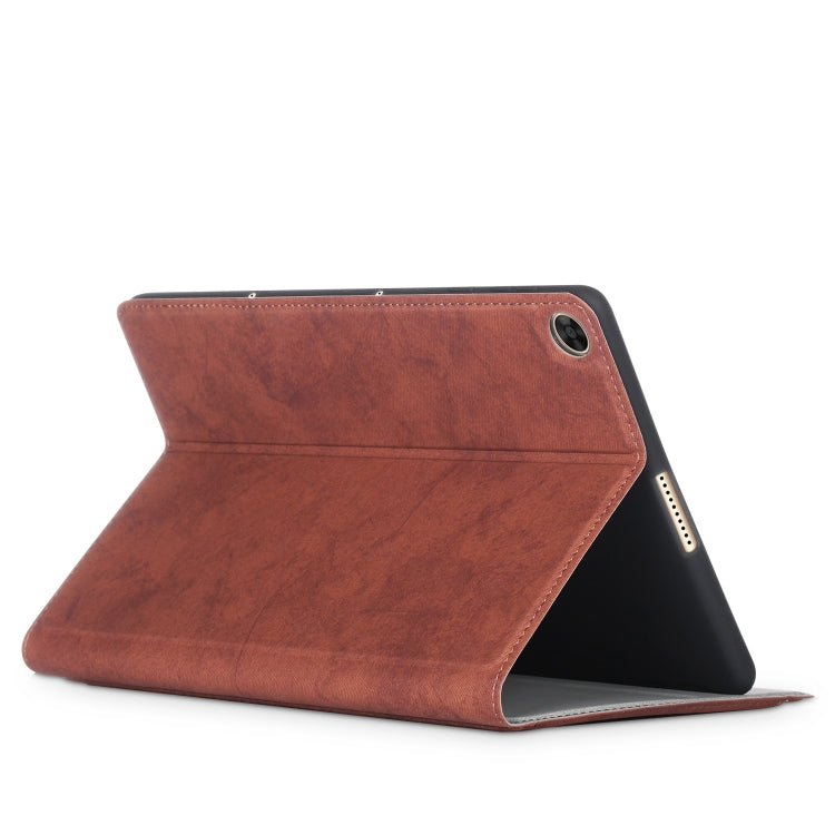 For Huawei Enjoy Tablet 2 10.1 inch / Honor Pad 6 10.1 inch Marble Cloth Texture Horizontal Flip Leather Case with Holder