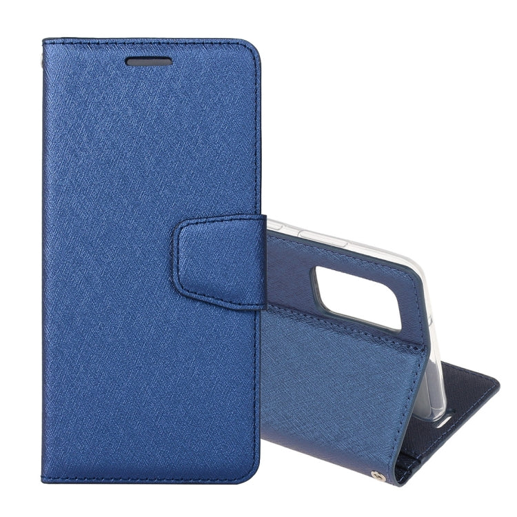For OPPO Reno4 Silk Texture Horizontal Flip Leather Case with Holder & Card slots & Wallet & Photo Frame