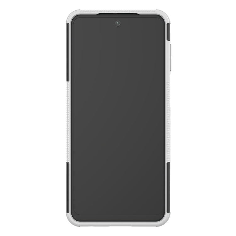 For Xiaomi Redmi Note 9S / 9 Pro / 9 Pro Max Tire Texture Shockproof TPU + PC Protective Case with Holder