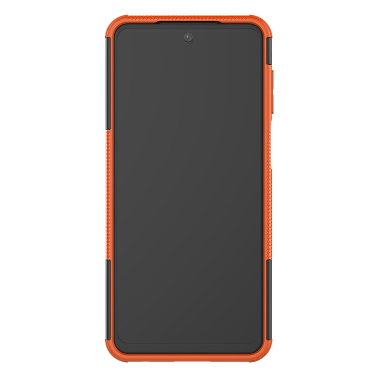 For Xiaomi Redmi Note 9S / 9 Pro / 9 Pro Max Tire Texture Shockproof TPU + PC Protective Case with Holder