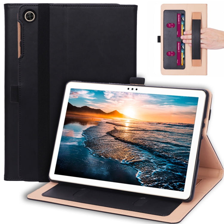 For Huawei Enjoy Tablet 2 10.1 inch Business Retro Texture Horizontal Flip Leather Case with Holder & Card Slots & Hand Strap