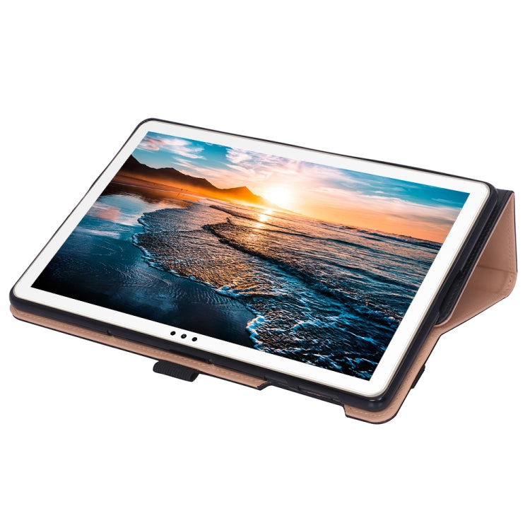 For Huawei Enjoy Tablet 2 10.1 inch Business Retro Texture Horizontal Flip Leather Case with Holder & Card Slots & Hand Strap