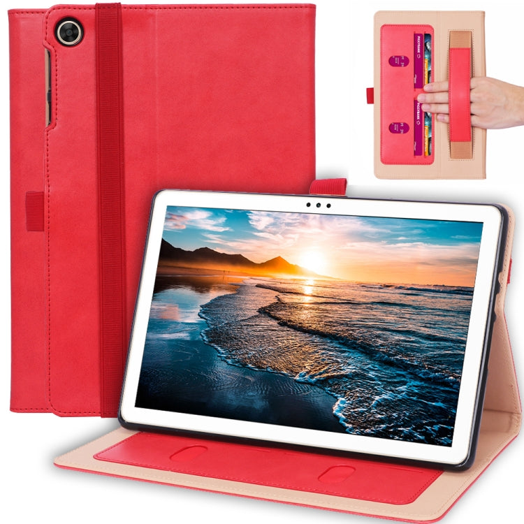 For Huawei Enjoy Tablet 2 10.1 inch Business Retro Texture Horizontal Flip Leather Case with Holder & Card Slots & Hand Strap