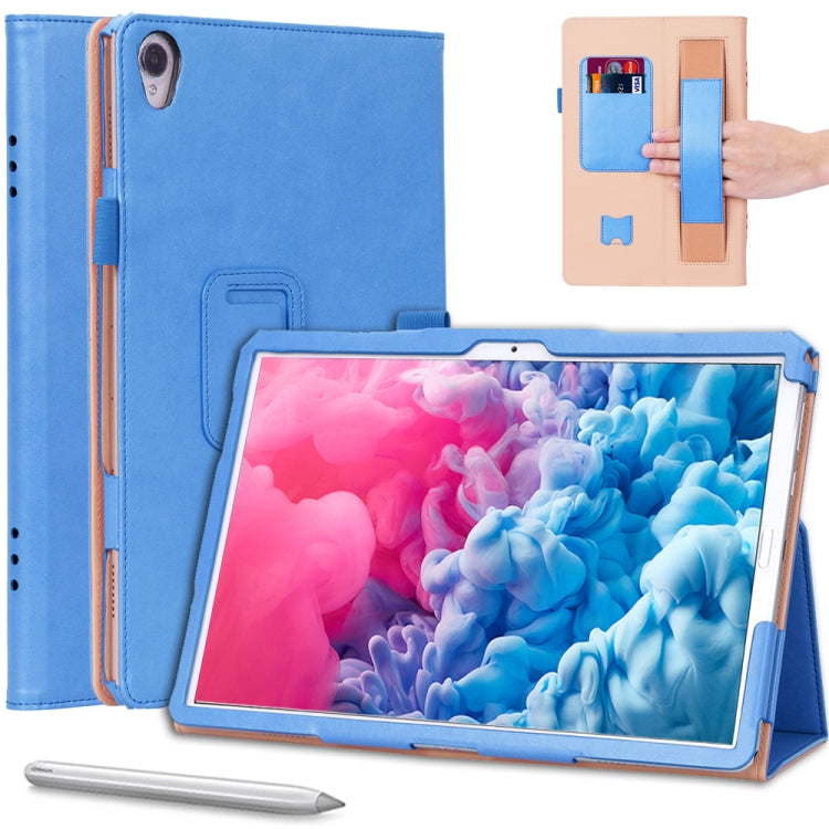 For Huawei MatePad 10.8 (2020) Business Retro Texture Horizontal Flip Leather Case with Holder & Card Slots & Hand Strap