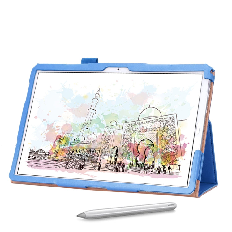 For Huawei MatePad 10.8 (2020) Business Retro Texture Horizontal Flip Leather Case with Holder & Card Slots & Hand Strap