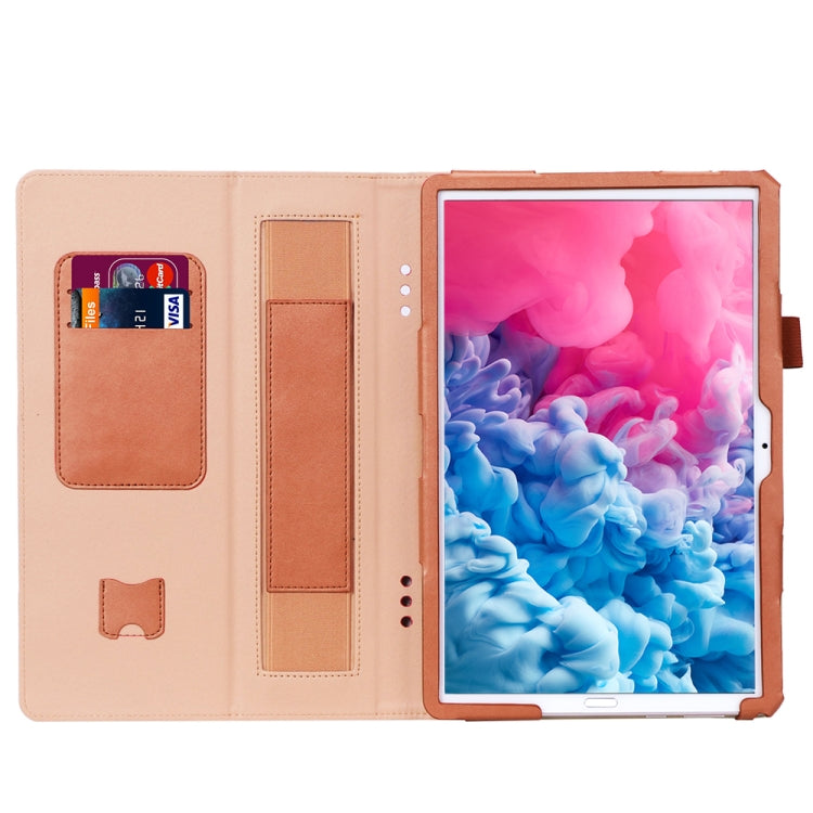For Huawei MatePad 10.8 (2020) Business Retro Texture Horizontal Flip Leather Case with Holder & Card Slots & Hand Strap