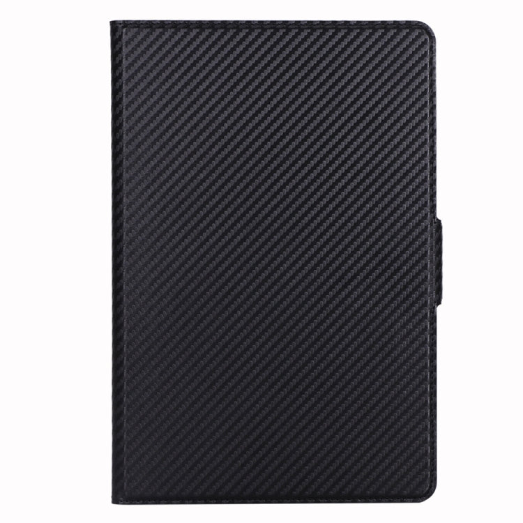For Huawei MatePad 10.8 (2020) Ultra-thin Carbon Fiber Front Support Horizontal Flip Leather Case with Holder
