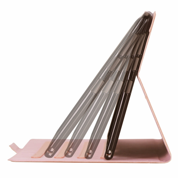 For Huawei MatePad 10.8 (2020) Ultra-thin Carbon Fiber Front Support Horizontal Flip Leather Case with Holder