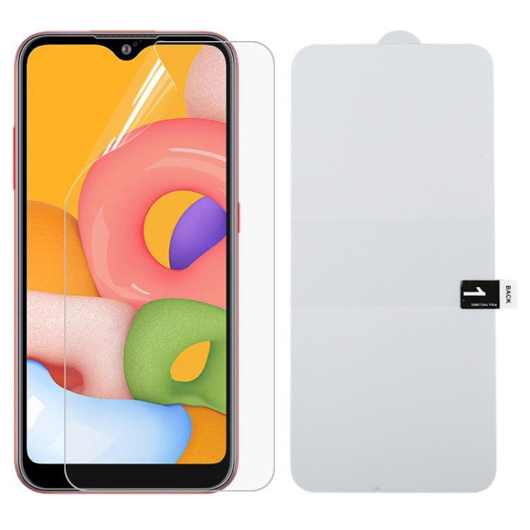 For Samsung Galaxy A01 Full Screen Protector Explosion-proof Hydrogel Film