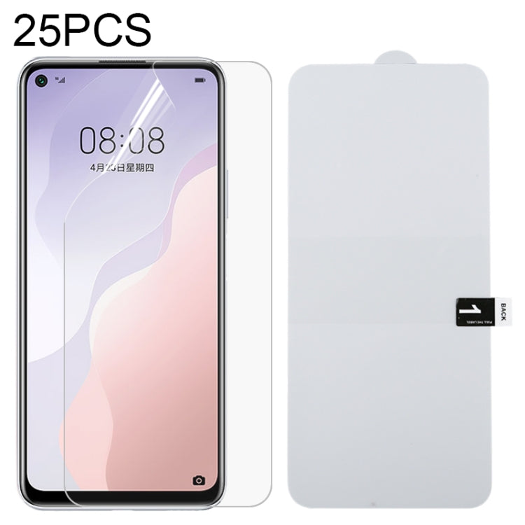 For Huawei Nova 7 25 PCS Full Screen Protector Explosion-proof Hydrogel Film