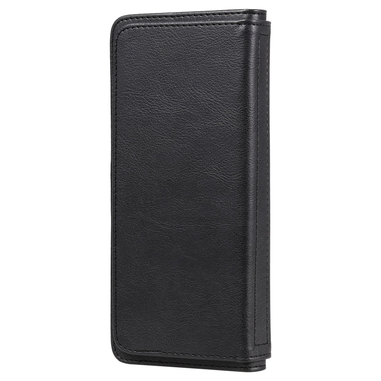 For Sony Xperia L4 Multifunctional Magnetic Copper Buckle Horizontal Flip Solid Color Leather Case with 10 Card Slots & Wallet & Holder & Photo Frame