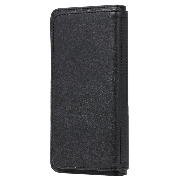 For Sony Xpeira 8 Multifunctional Magnetic Copper Buckle Horizontal Flip Solid Color Leather Case with 10 Card Slots & Wallet & Holder & Photo Frame