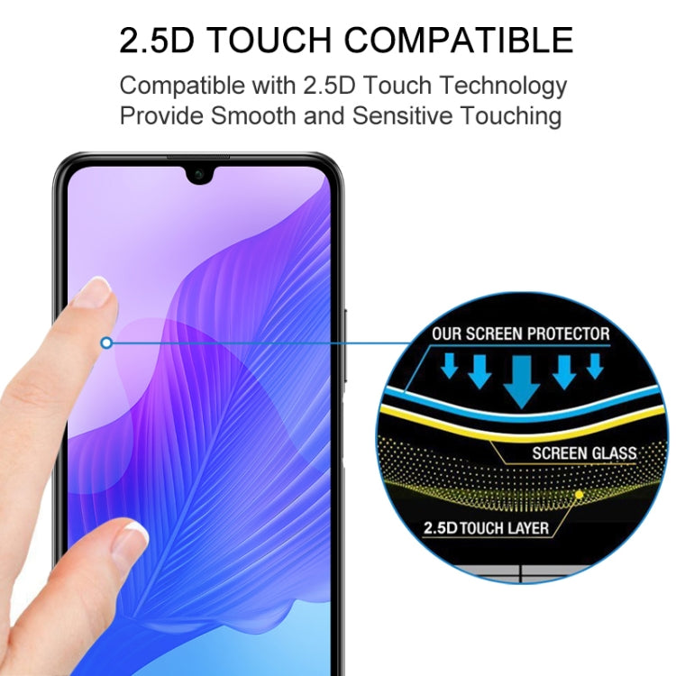 For Huawei Enjoy 20 Pro Full Glue Full Screen Tempered Glass Film
