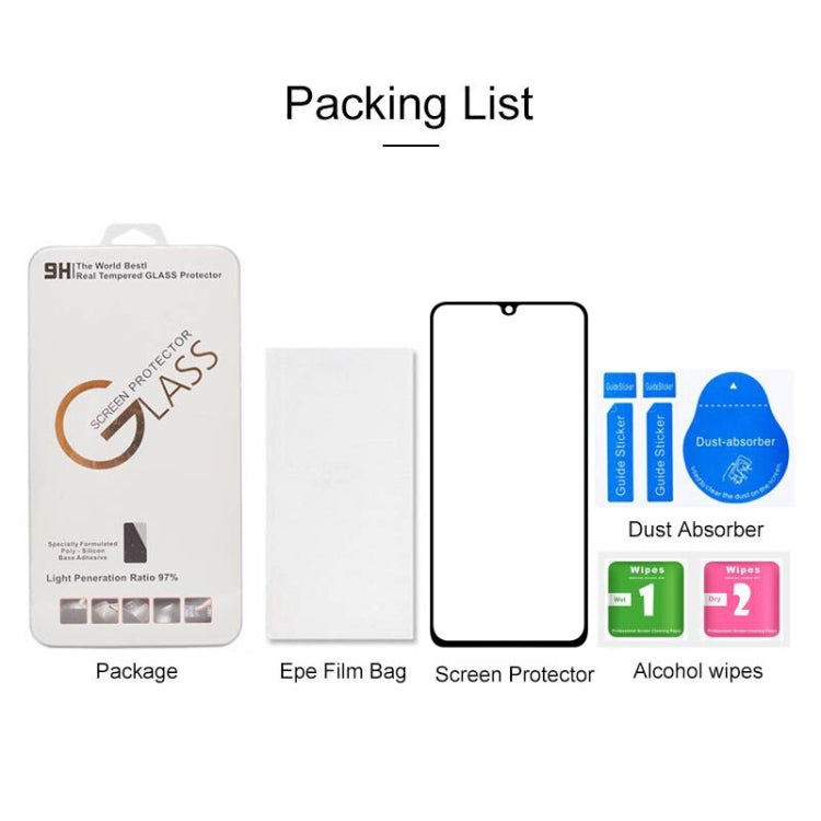 For Huawei Enjoy Z 5G Full Glue Full Screen Tempered Glass Film