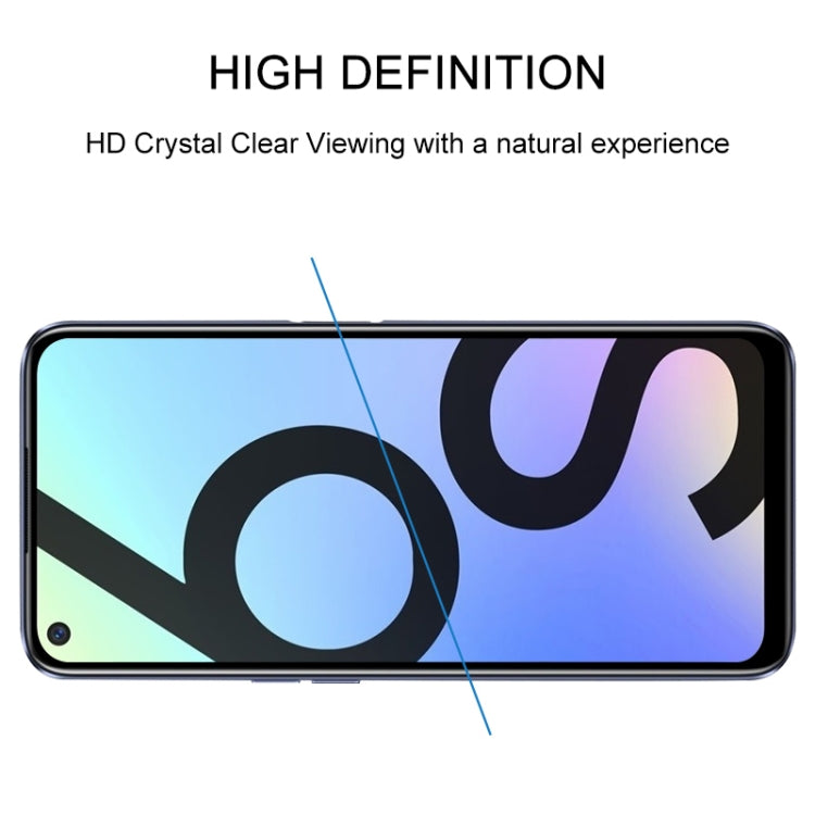 For OPPO Realme 6S 25 PCS Full Glue Full Screen Tempered Glass Film