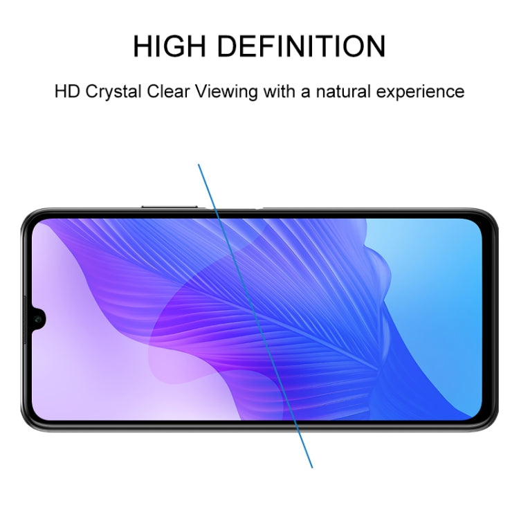 For Huawei Enjoy 20 Pro 25 PCS Full Glue Full Screen Tempered Glass Film