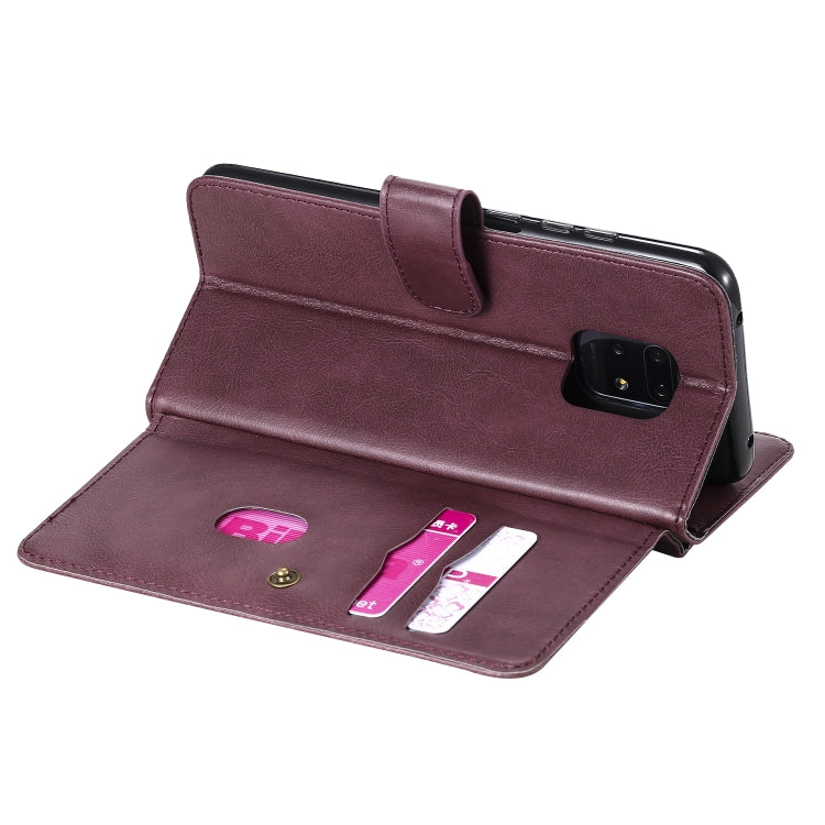 For Xiaomi Redmi 10X 5G / Redmi 10X Pro 5G Multifunctional Magnetic Copper Buckle Horizontal Flip Solid Color Leather Case with 10 Card Slots & Wallet & Holder & Photo Frame