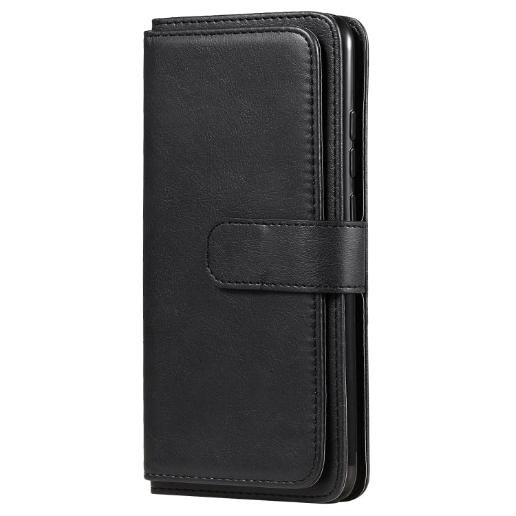 For Xiaomi Redmi 10X 5G / Redmi 10X Pro 5G Multifunctional Magnetic Copper Buckle Horizontal Flip Solid Color Leather Case with 10 Card Slots & Wallet & Holder & Photo Frame