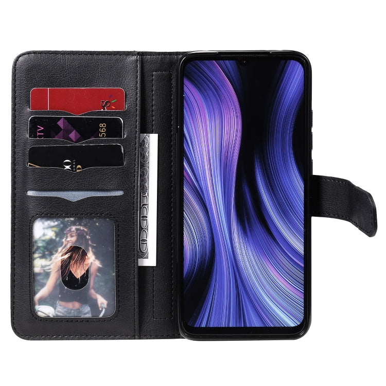 For Xiaomi Redmi 10X 5G / Redmi 10X Pro 5G Multifunctional Magnetic Copper Buckle Horizontal Flip Solid Color Leather Case with 10 Card Slots & Wallet & Holder & Photo Frame