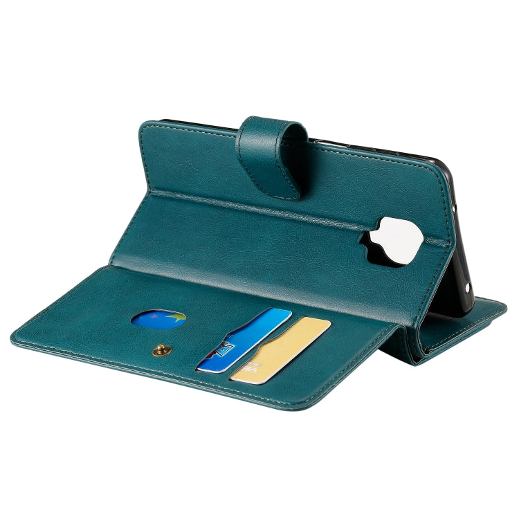For Xiaomi Redmi Note 9S Multifunctional Magnetic Copper Buckle Horizontal Flip Solid Color Leather Case with 10 Card Slots & Wallet & Holder & Photo Frame