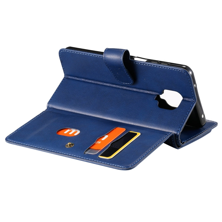 For Xiaomi Redmi Note 9S Multifunctional Magnetic Copper Buckle Horizontal Flip Solid Color Leather Case with 10 Card Slots & Wallet & Holder & Photo Frame