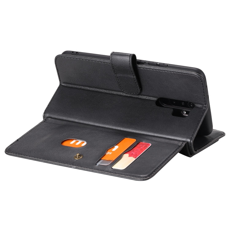 For Xiaomi Redmi 9 Multifunctional Magnetic Copper Buckle Horizontal Flip Solid Color Leather Case with 10 Card Slots & Wallet & Holder & Photo Frame