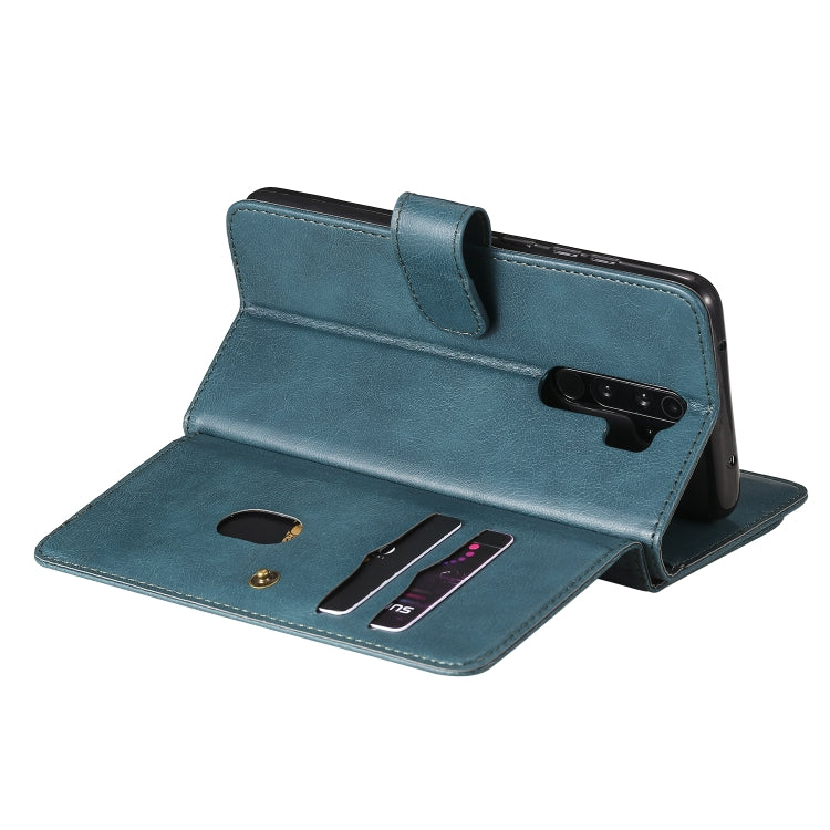 For Xiaomi Redmi Note 8 Pro Multifunctional Magnetic Copper Buckle Horizontal Flip Solid Color Leather Case with 10 Card Slots & Wallet & Holder & Photo Frame